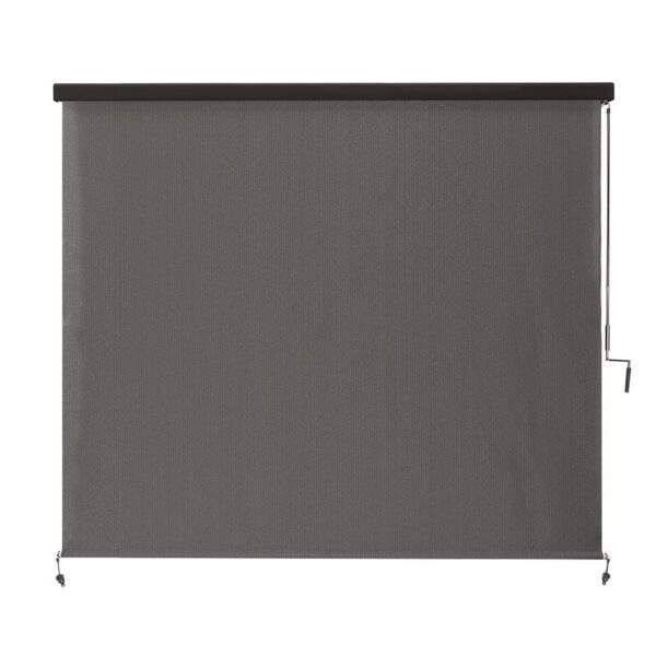 CHARCOAL Coolaroo Roller Shade 2.4 m x 2.4 m / 8' x 8' (Pricesmart)