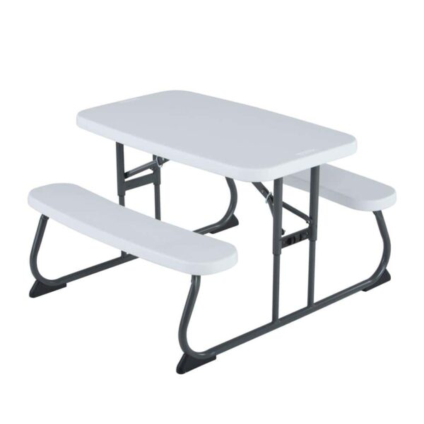 WHITE Lifetime Kids Picnic Table (Pricesmart)