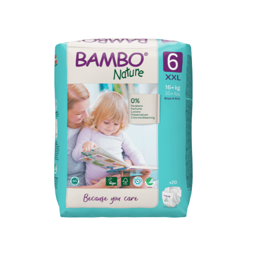 Bambo Nature Baby Diaper Size 6 (16-30kg) (Walcas)