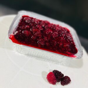 4,1/2 “x 5,1/2” Whole Wheat Small Black Raspberry Cheseecake (The Bakery House)