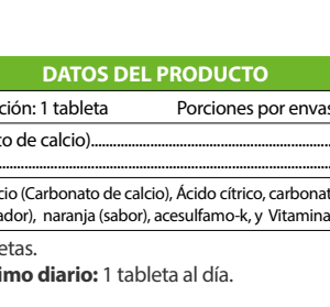 Vita Orange Flavour Vitamin D3 + Calcium