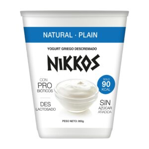950 g / 2.1 lb Nikkos Plain Greek Yogurt