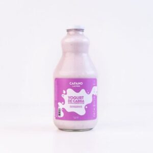 1L Drinkable Blackberry Goat Yogurt in Glass Container (CAFANO)