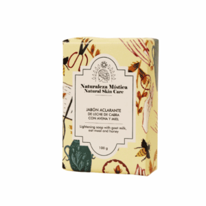 100g Natural Clarifying Goat’s Milk Soap with Oats, Honey and Cinnamon (Naturaleza Mística )