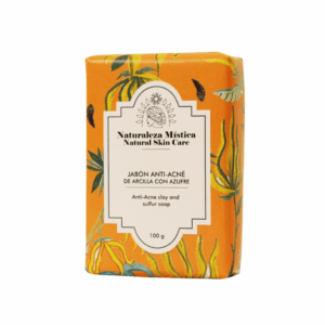 100gr Natural Anti-Acne Clay Soap with Sulfur (Naturaleza Mística )