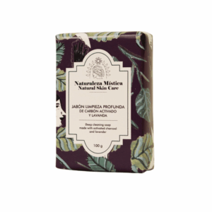 100gr Natural Deep Cleansing Soap Activated Charcoal - Lavender (Naturaleza Mística )