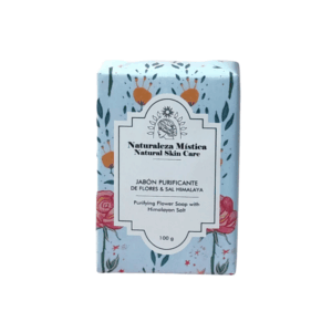 100gr Natural Purifying Flower Soap with Himalayan Salt (Mystical Nature)