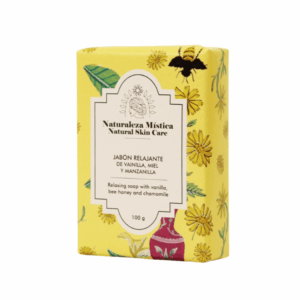 100gr Relaxing Natural Vanilla, Honey and Chamomile Soap (Naturaleza Mística )