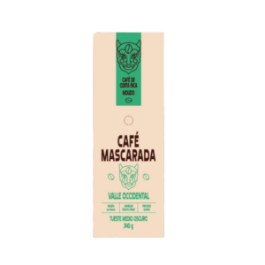 340g Café Mascarada Valle Occidental Medium Dark Ground Coffee