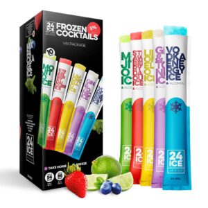 24 ICE Frozen Cocktails Assorted Flavors