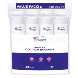 Swisspers Cotton Rounds 4 Pack / 100 Units (Pricesmart)