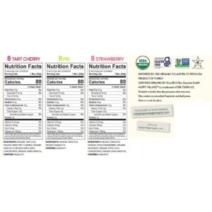 Happy Village Organic Fig and Nut Mini Bars 24 Units/20g (Pricesmart)