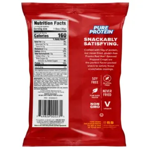 36g Pure Protein Franks Red Hot Popped Crisps