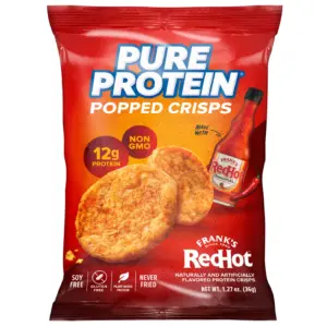 36g Pure Protein Franks Red Hot Popped Crisps