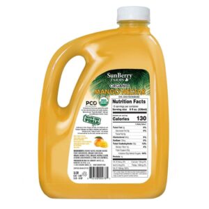 378L Sunberry Farms Organic Mango Nectar Juice Gluten Free