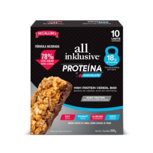 60g All Inklusive High Protein Cereal Bar with Chocolate Flavor 10 Units