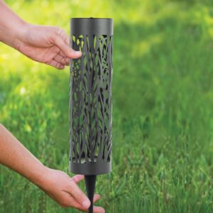 Bell Howell Luces LED Tipo Bolardo para Caminos y Jardines 4 Unidades