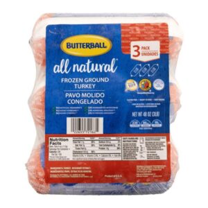 Butterball Frozen Natural Ground Turkey