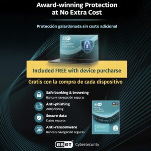 Dell 338 cm 133 Latitude Laptop Intel Core i3 8 Gigabytes 256 Gigabytes LAT0187823 ESET Antivirus