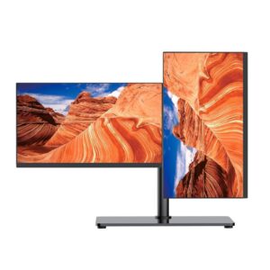 Harkn 5461 cm 215 Pulgadas Doble Monitor LED con Soporte Ajustable para Escritorio 05445