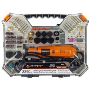 Mastergrip 229Piece Rotary Tool Set