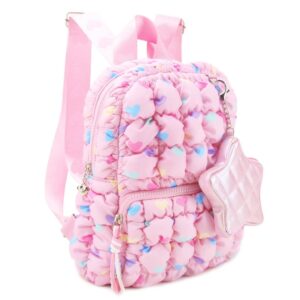 OMG Accesories Mini Backpack with Front Pocket and Zipper Includes Coin Purse Keychain