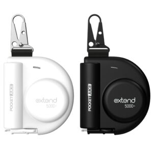 Pocket Juice Portable Battery with Retractable Cable 2 Units