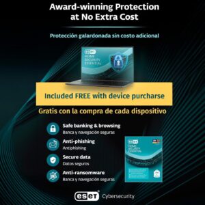 RCA 3962 cm 156 Inches Laptop Intel N100 4 Gigabytes 128 Gigabytes RWNN11554AGRYS ESET Antivirus