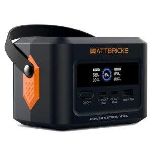 Wattbricks Energy 120 W Portable Power Station H100B