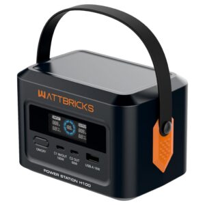 Wattbricks Energy 120 W Portable Power Station H100B