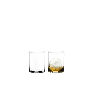 Set of 2 Riedel The O Wine Tumbler Whisky Glasses (Alpiste)