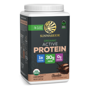 1 kg Sunwarrior Organic Chocolate Active Protein (SIS)