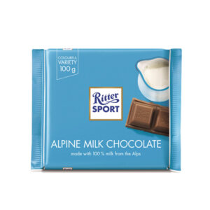 100g Ritter Sport Fine Milk Chocolate