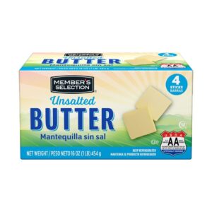 113g Memberx27s Selection Unsalted Butter Sticks 8 Units