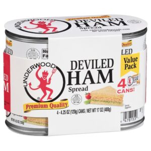 1205g Underwood Seasoned Spreadable Ham with Fine Spices 4 Units
