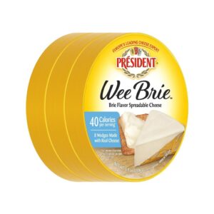 139g President Brie Cheese Spreadable 3 Units