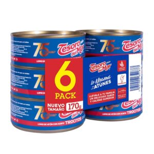 170g Tesoro del Mar Tuna Chunks in Soybean Oil 6 Units