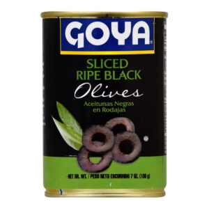 188g Goya Mature Black Olives in Slices (Alpiste)