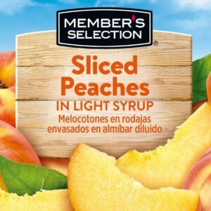 18kg Memberx27s Selection Sliced Peaches in Light Syrup