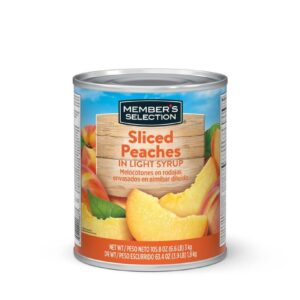 18kg Memberx27s Selection Sliced Peaches in Light Syrup