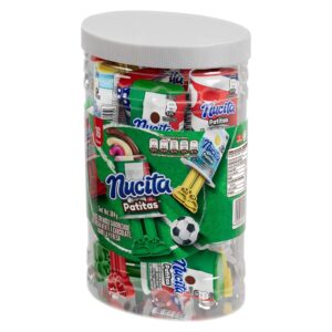 19g Nucita Patitas Creamy Chocolate Vanilla and Strawberry Flavors 16 Units