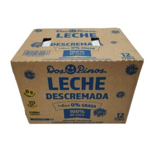 1L Dos Pinos Skim Milk 12 Units