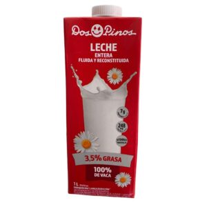 1L Dos Pinos Whole Milk 35 Fat 12 Units