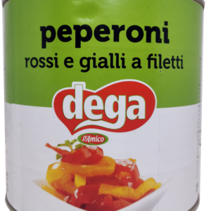 2.5 Kg Dega (Peperoni Rossi a Filetti) Red Chili Peppers in Wine Vinegar