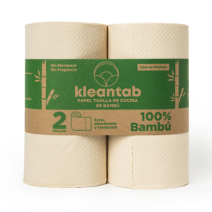 2 Rolls - Bamboo Fiber Kitchen Towel (Kleantab)