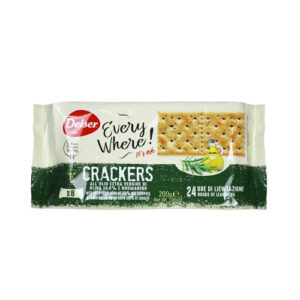 200g Delser Olive Oil & Rosemary Crackers