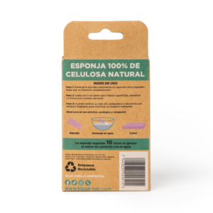 3 Cellulose Dishwashing Sponges (Kleantab)