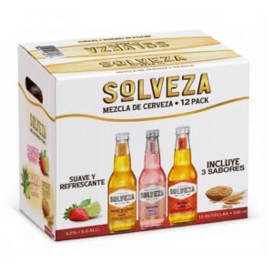 330ml Solveza Assorted Beer Variety Pack 12 Count