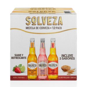330ml Solveza Assorted Beer Variety Pack 12 Count