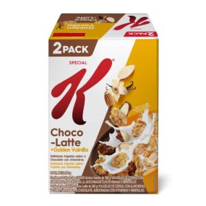 380g Special K Golden Vanilla ChocoLatte Flakes Cereal 2 Units